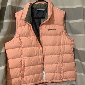 FREE COUNTRY pink puffy vest